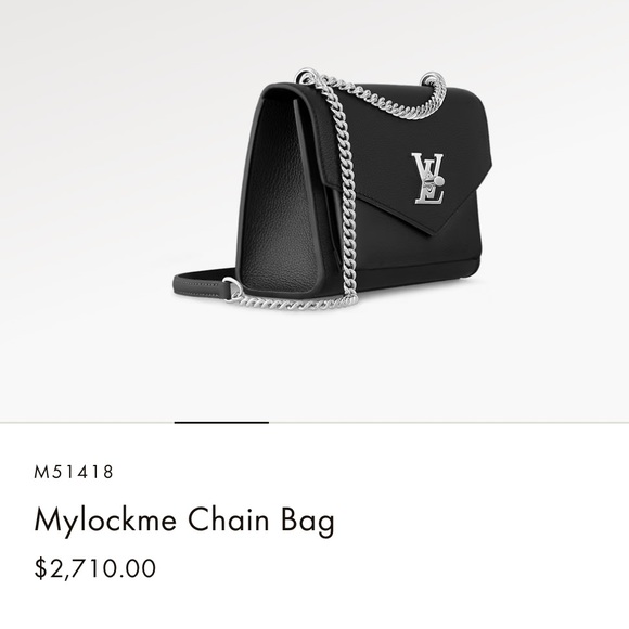 My lock me chain bag in WHITE - Picture 2 of 16